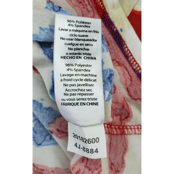 Rare LuLaRoe GiGi 2XL Women’s Shirt – Patriotic Flag Graphic Design Poly/Spandex - Picture 12 of 12